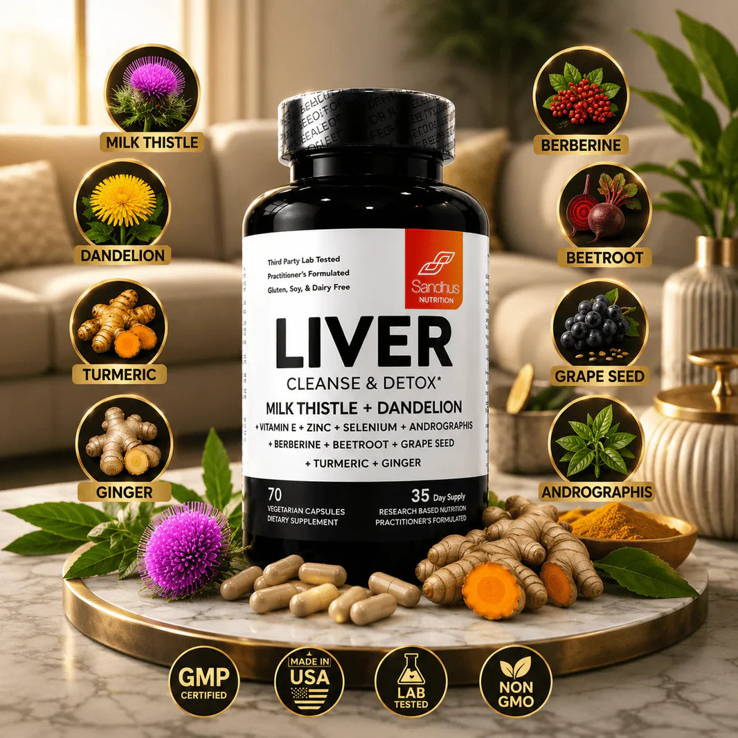 Apoya la Salud de tu Hígado y Cuida tu Bienestar Cada Día 🇺🇸 Producto 100% Americano