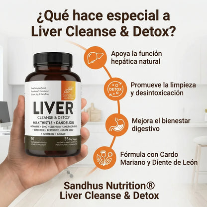 Apoya la Salud de tu Hígado y Cuida tu Bienestar Cada Día 🇺🇸 Producto 100% Americano