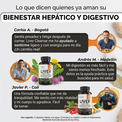 Apoya la Salud de tu Hígado y Cuida tu Bienestar Cada Día 🇺🇸 Producto 100% Americano