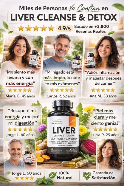 Apoya la Salud de tu Hígado y Cuida tu Bienestar Cada Día 🇺🇸 Producto 100% Americano